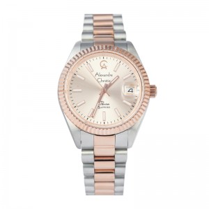 Alexandre Christie AC 5016 Silver Rosegold Lady LDBTRLN